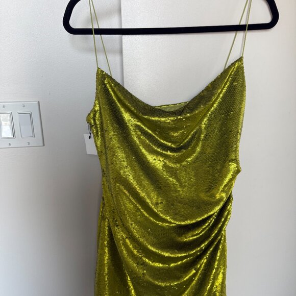 GAUGE81 Almora draped sequined tulle mini dress - Picture 3 of 6